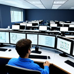 Modern Engineering Design Studio**

"A bright and spacious engineering design studio. In the foreground, engineers are working on detailed 3D models of mechanical components using advanced CAD software on high-resolution monitors. Blueprints and technical documents are scattered across the desks, along with coffee cups and ergonomic keyboards. In the background, a large screen displays the results of a CAE analysis showing stress distribution on a complex part. The scene is well-lit, with a focus on precision and innovation. safe for work, appropriate content, fully clothed, professional, perfect anatomy, natural proportions, high quality."

**