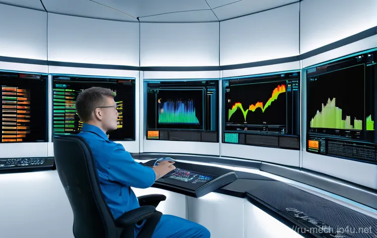 기계공학 산업기계설비 - **Prompt:** Inside a high-tech design bureau in Moscow, Russia, an engineer, wearing a smart lab coa...